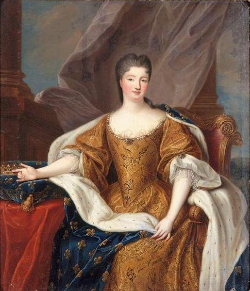 Circle of Pierre Gobert Portrait Marie Anne de Bourbon as Princess of Conti oil painting picture